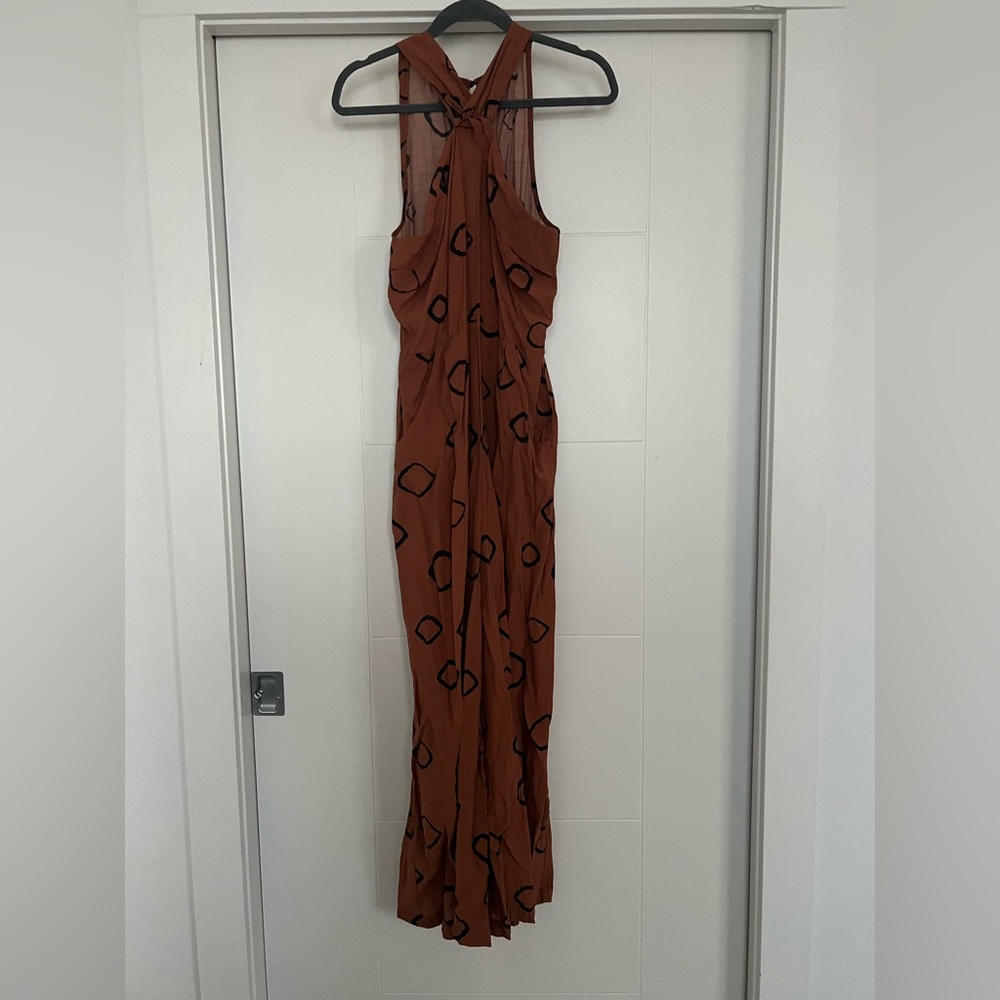 Anthropologie Halter Jumpsuit